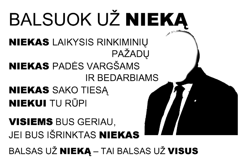 Balsuok uz Nieka 2009