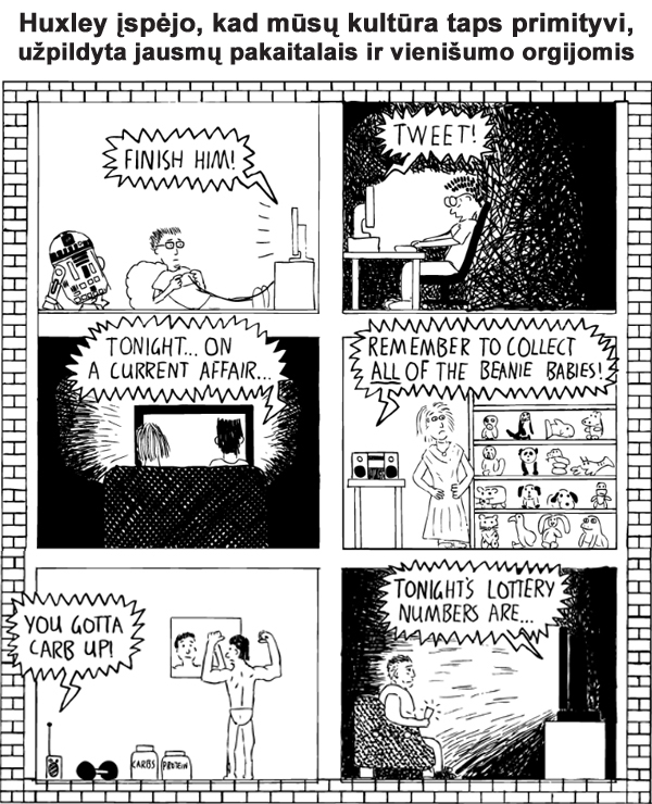 orwell vs. huxley 9